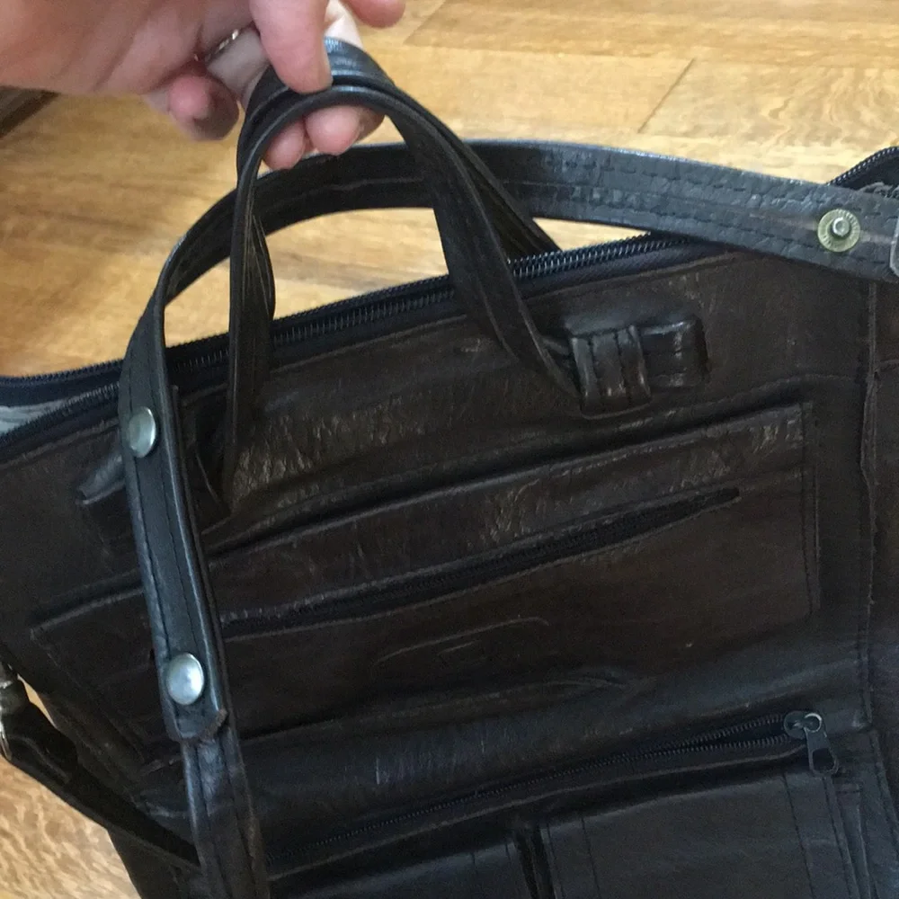 Vintage Brown Leather Bag